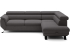 Ecksofa RAVEN Stoff anthrazit (Rechts) bei Conforama