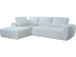 Ecksofa FLEXI Stoff weiss bei Conforama