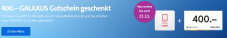 400.- Galaxus Gutschein bei Neuabschluss Swisscom - Abo