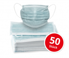 Mundschutz Hygienemasken 50 Stück (EMPA geprüft) für CHF 4.90 zzgl. Versandkosten CHF 6.90