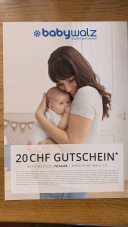 20 CHF Gutschein bei Baby-Walz ab einem Einkaufswert von 99 CHF, gültig bis 31.03.2024