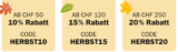 10% ab 50.- / 15% ab 120.- / 20% ab 200.- CHF bei haarprodukte.ch