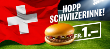 McDonald’s: Hamburger für 1 Franken & 18 Chicken Nuggets zum Preis von 9 (nur heute)