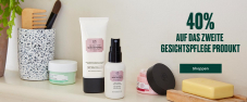 40% auf das zweite Gesichtspflege Produkt bei THE BODY SHOP
