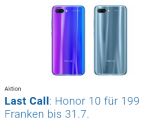Honor 10 für 199 Franken bei digitec