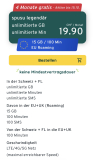 spusu legendär XL 4 Monate Gratis im Salt Netz (CH unlim. + 15GB / 100 min. EU Roaming, keine Mindestlaufzeit/ keine Aktivierungsgebühren)