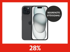 iPhone 15 128gb black + Einkauf 100.- bei Manor
