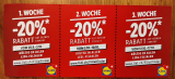 Offline – Lidl Schweiz 3x 20% Rabatt-Gutschein