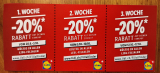 Offline - Lidl Schweiz 3x 20% Rabatt-Gutschein