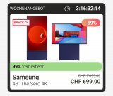 Samsung The Sero 43″, Ultra HD 4K bei Twint