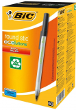 Piratenpreis - BIC Kugelschreiber ECOlutions Round Stic 0.4mm schwarz, 60er Set für 40 Rappen bei Ex libris (Abholpreis)