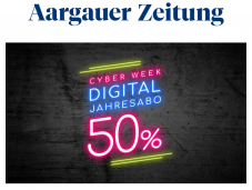 Aargauer Zeitung 1 Jahr lang zum halben Preis lesen (Online)