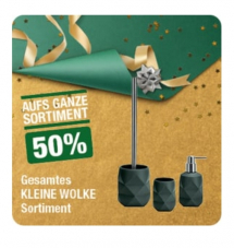 50% auf alles von *kleine Wolke* bei Do it - nur heute