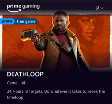 Deathloop kostenloses Spiel auf Prime Gaming/Epic