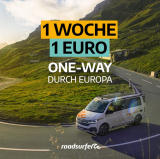 Roadsurfer - Für 1 Euro mit dem Camper 7 Tage durch Europa