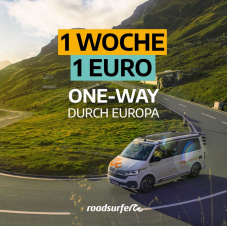 Roadsurfer – Für 1 Euro mit dem Camper 7 Tage durch Europa