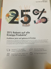 25% aufs Kneipp Sortiment bei Galaxus