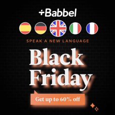 Babbel Black Friday Sale (60% auf Lifetime und 50% auf zeitlich limitierte Abos)