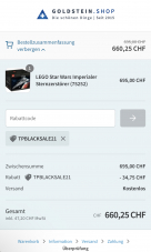 Blacksale LEGO Angebote im Goldstein Shop