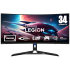Lenovo Legion R34w-30 Curved WQHD VA 180Hz 350nits Speakers