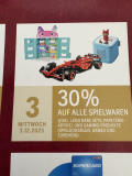 30% auf alle* Spielwaren bei Coop City (nur am 3.12.2025)