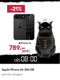 Apple iPhone Air 256 GB zum Bestpreis, ab 8 Uhr bei Brack