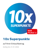 (3) Coop 10x Superpunkte Gutschein