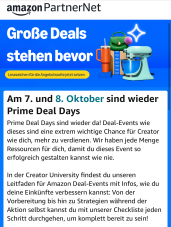 Vorinfo: Amazon Prime Deal Days am 7./8. Oktober