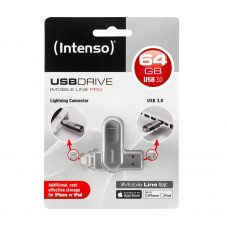 Preissturz beim INTENSO iMobile Pro 64GB (Doppelanschluss USB3 + Lightning)