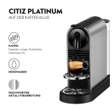 Nur bis morgen - Krups CitiZ Platinum Kaffeemaschine + 180 Franken in Nespresso Guthaben bei nettoshop