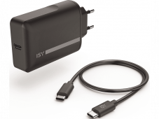 ISY IAC-4510-1 USB-C Netzteil / Ladegerät (Schwarz) mit 45W Leistung bei MediaMarkt inkl. gratis Lieferung