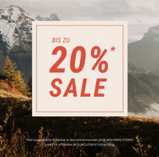 Jack Wolfskin Sommer Sale: 20 % Rabatt auf diverse Artikel aus dem Sale Outlet