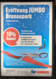 [Lokal] Neueröffnung JUMBO Brunaupark mit 10% Rabatt Do 30.10 bis Samstag 01.11