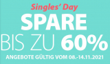 Singles Day bei JYSK mit bis zu 60% Rabatt