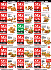 Neue KFC Gutscheine bis 27.10.2025