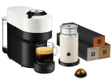 KRUPS NESPRESSO Vertuo Pop White Bundle Kapselkaffeemaschine + Milchaufschäumer + CHF 150.- Kaffee geschenkt