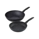 KUHN RIKON Bratpfanne-/Wok-Set Easy Induction Marble