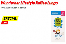 Wunderbar Lifestyle Kaffee Lungo 10 Kapseln (kompatibel mit Nesprsso)