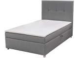 Conforama: Kastenbett ELIA hellgrau 120 x 200 cm für unter CHF 300.- (nur Abholung möglich)