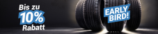 Early Bird Vorteile bei reifendirekt.ch - die Winterreifen-Saison beginnt!