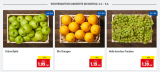 Orangen, Äpfel und Trauben zu guten Preisen im LIDL