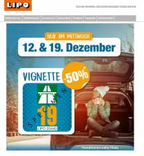 [Ankündigung] LIPO nur CHF 20.- für Vignette 2019 - AB CHF 100 MBW