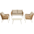 Gartenlounge-Set Liva beige aus Kunstrattan in Aktion bei Livique (bei Abholung CHF 379.-)
