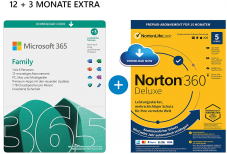 Microsoft 365 Family 15 Monate mit Norton oder McAfee (DE Rechnungsadresse)
