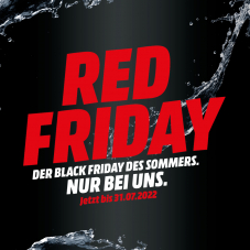 RED FRIDAY - Der Black Friday des Sommers - bei MediaMarkt