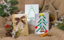 Gratis Weihnachtskarten-Set bei der Post