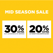 Eterna: Mid Season Sale - 30% EXTRA auf Hemden