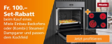 CHF 100 Rabatt auf ausgewählte Miele Backofen- & Kochfeld-Sets bei Fust