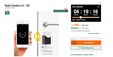 Elektronisches Türschloss Nuki Combo CH