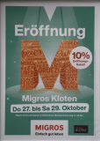 10 % Rabatt im Migros Kloten 27. bis 29. Oktober